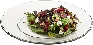 Anchor Hocking 13-Inch Presence Glass Service Plate, Set of 6 -
