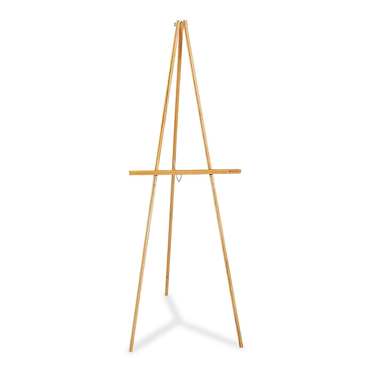 Quartet Tripod Wood Floor Easel EASEL,ADJ,TRIPOD,64"HI,OK DPCTN530 (Pack of2)