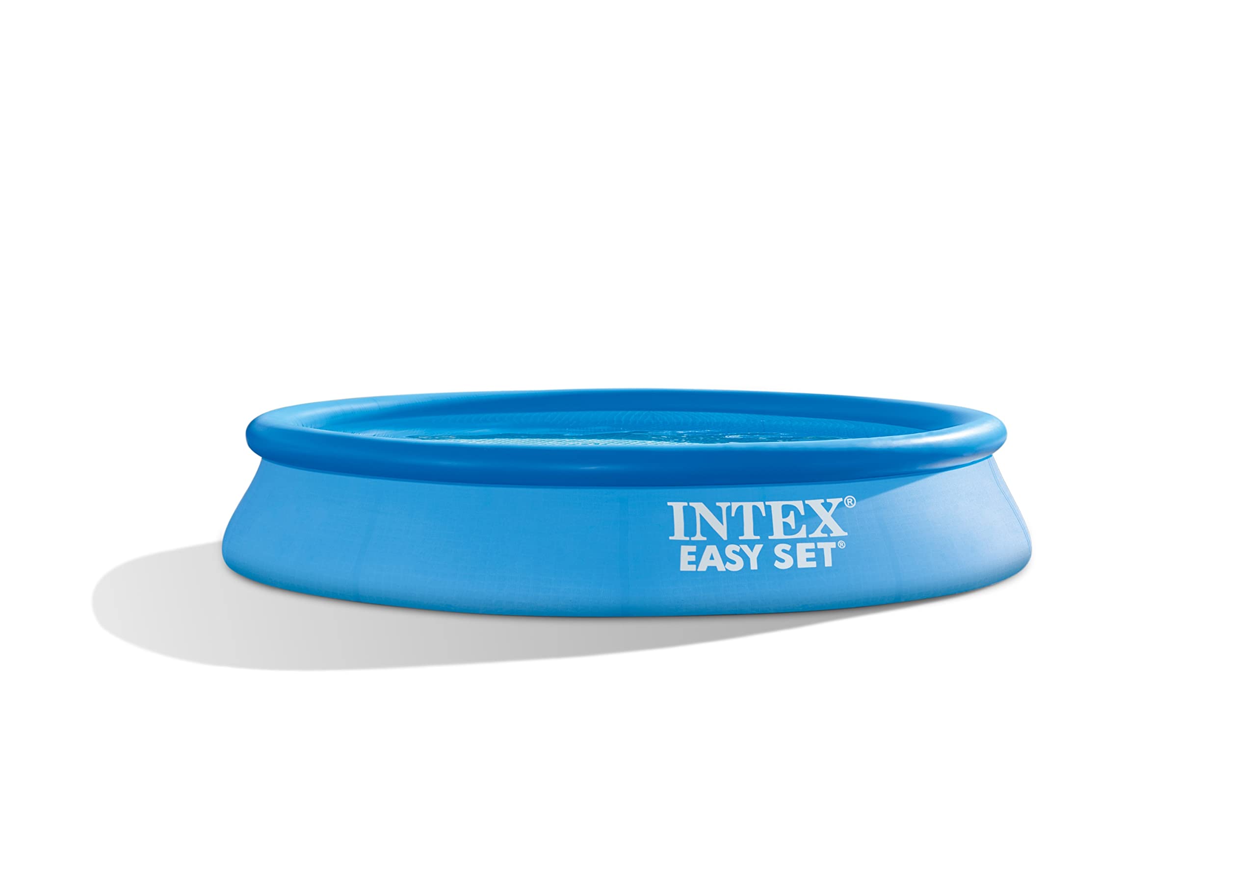 INTEX 28116EH Easy Set Inflatable Swimming Pool: 10ft x 24in – Puncture-Resistant Material – Quick Inflation – 813 Gallon Capacity – 18in Water Depth
