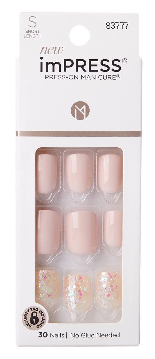Kiss Impress Press-On-Manicure Kit 30 Count Dorothy Short (Pack of 6)